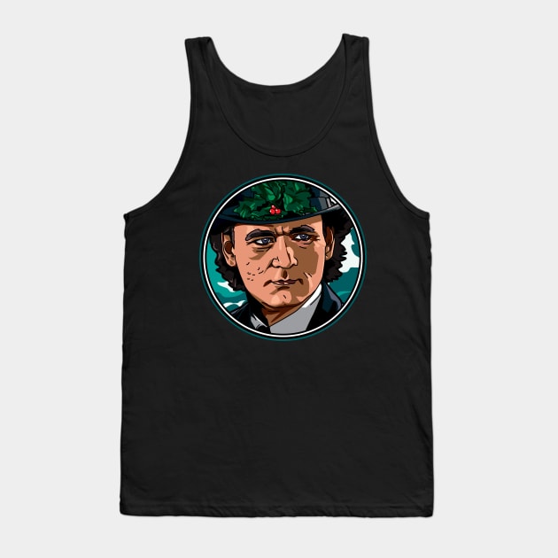 Scrooged Bill Murray Christmas Tank Top by RetroReview